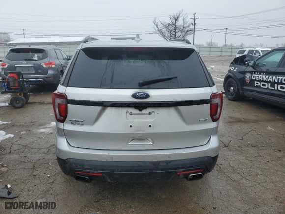 2016 Ford Explorer Sport with VIN 1FM5K8GT5GGC89162, listed as a Copart auction lot 44734365 with 170,985 mi miles and Salvage Title. Bid and sale history available at carsss.com. Image 6.