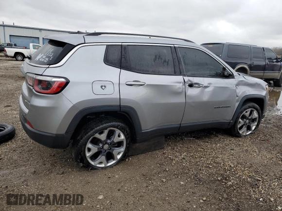 2019 Jeep Compass Limited with VIN 3C4NJCCB6KT659868, listed as a Copart auction lot 80704144 with 84,013 mi miles and Salvage title. Bid and sale history available at DreamBid. Image 3.