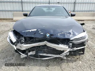 2018 BMW 5 Series 540i with VIN WBAJE5C53JWA94657, listed as a Copart auction lot 51058014 with 63,460 mi miles and Salvage Title. Bid and sale history available at carsss.com. Image 5.