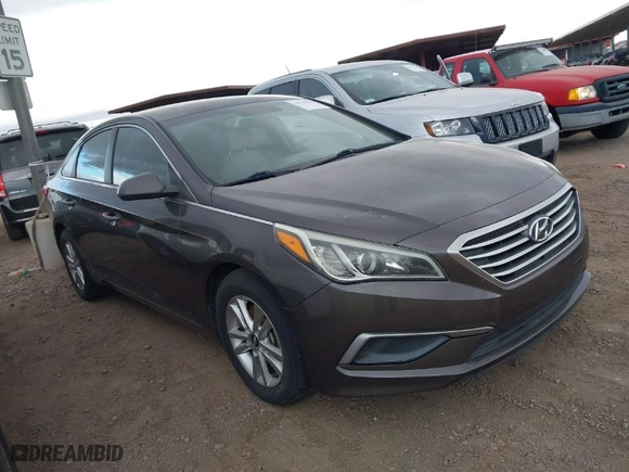 2017 Hyundai Sonata SE with VIN 5NPE24AF0HH457481, listed as a IAAI auction lot 41742853 with 107,932 mi miles. Bid and sale history available at carsss.com. Image 1.