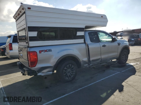 2020 Ford Ranger XL with VIN 1FTER1EH9LLA58935, listed as a Copart auction lot 56189695 with 14,283 mi miles and Salvage Title. Bid and sale history available at DreamBid. Image 3.