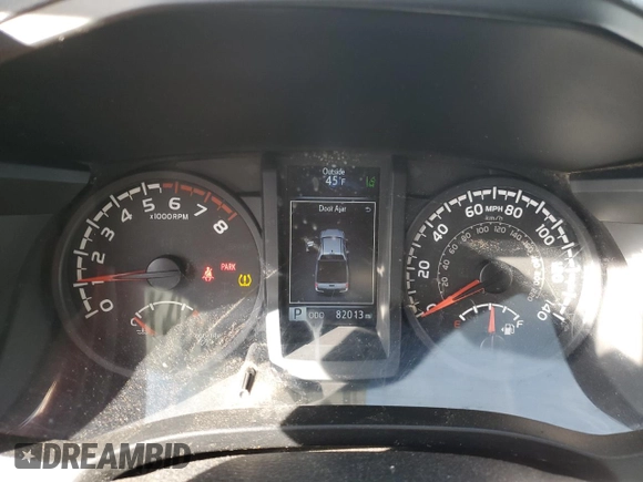 2018 Toyota Tacoma SR with VIN 5TFAX5GN7JX124564, listed as a Copart auction lot 85485884 with 82,013 mi miles and Non repairable. Bid and sale history available at DreamBid. Image 9.