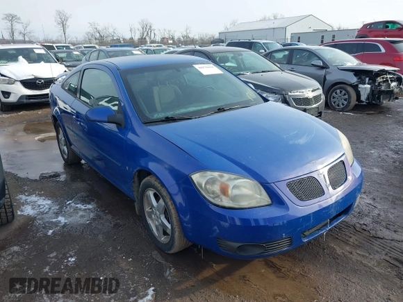 2008 Pontiac G5 with VIN 1G2AL18F887188705, listed as a IAAI auction lot 40978694 with 148,438 mi miles. Bid and sale history available at carsss.com. Image 1.