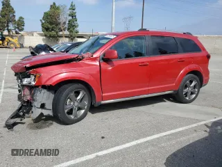 2014 Dodge Journey Crossroad with VIN 3C4PDCGG3ET303680, listed as a Copart auction lot 57292475 with 141,549 mi miles and Salvage title. Bid and sale history available at DreamBid. Image 1.