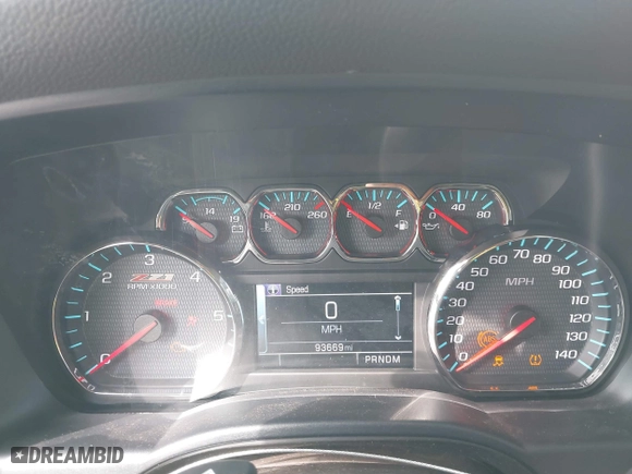 2016 Chevrolet Silverado 1500 LT with VIN 3GCUKREC3GG116107, listed as a IAAI auction lot 41490638 with 93,669 mi miles. Bid and sale history available at carsss.com. Image 7.