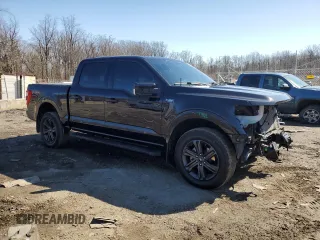 2023 Ford F-150 XL with VIN 1FTFW1E88PKE75844, listed as a Copart auction lot 47406135 with 19,471 mi miles and Salvage Title. Bid and sale history available at carsss.com. Image 4.