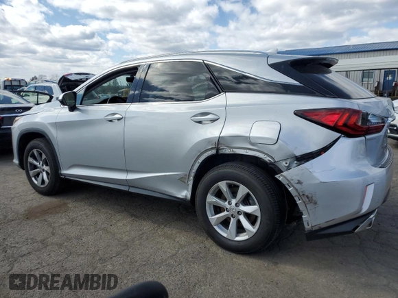2016 Lexus RX 350 F Sport with VIN 2T2BZMCA3GC026050, listed as a Copart auction lot 52164055 with 100,856 mi miles and Salvage Title. Bid and sale history available at carsss.com. Image 2.