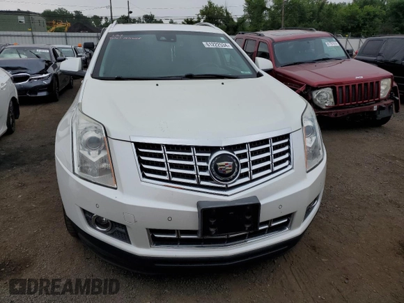 2015 Cadillac SRX Premium Collection with VIN 3GYFNGE32FS528514, listed as a Copart auction lot 61222534 with 104,433 mi miles and Salvage Title. Bid and sale history available at carsss.com. Image 5.