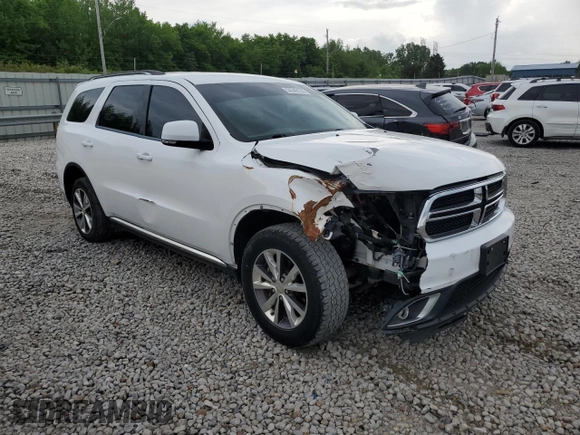 2016 Dodge Durango Limited with VIN 1C4RDHDG9GC330536, listed as a Copart auction lot 54348135 with 163,212 mi miles and Clean Title. Bid and sale history available at carsss.com. Image 4.