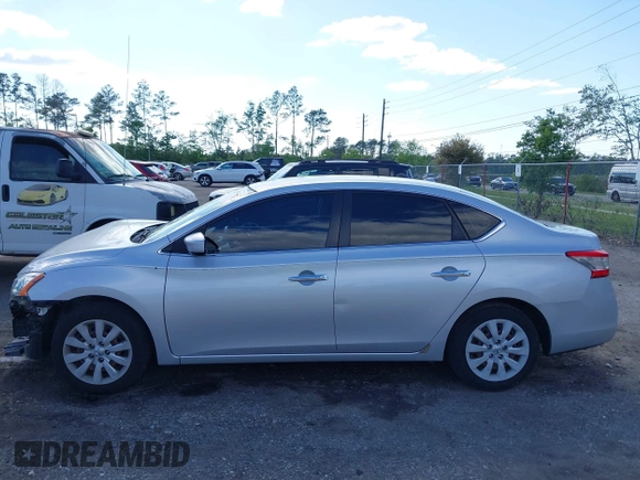 2013 Nissan Sentra SV with VIN 3N1AB7APXDL699460, listed as a IAAI auction lot 41988177 with 92,251 mi miles. Bid and sale history available at carsss.com. Image 14.
