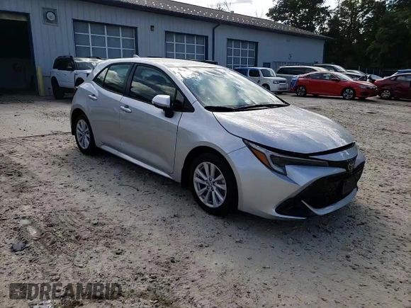 2025 Toyota Corolla Hatchback SE with VIN JTND4MBE9S3233894, listed as a Copart auction lot 68706034 with 706 mi miles and Salvage Title. Bid and sale history available at carsss.com. Image 13.