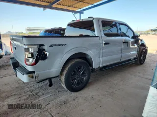 2021 Ford F-150 XL with VIN 1FTEW1C83MKD01786, listed as a Copart auction lot 60635105 with 93,861 mi miles and Salvage title. Bid and sale history available at DreamBid. Image 3.
