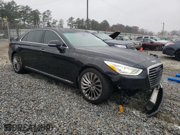 2018 Genesis G90 Premium z VIN KMHG34JA2JU041580, wystawiony jako Copart lot #83837604 z przebiegiem 67 258 mil mil oraz Szkody całkowita. Historia ofert i sprzedaży dostępna na DreamBid. Obrazek 4.