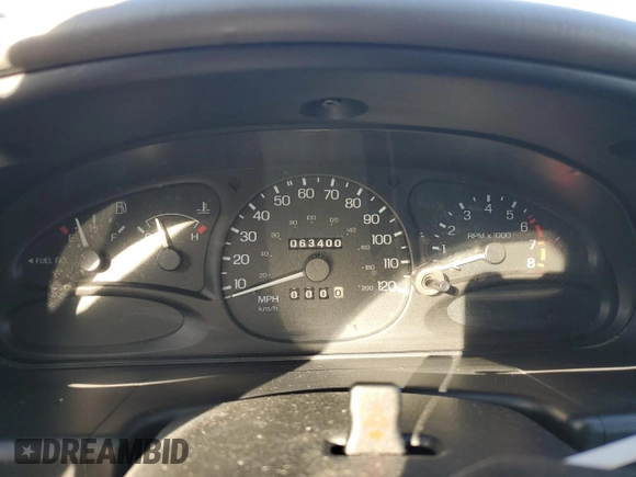 1997 Ford Escort LX with VIN 3FALP15P6VR168324, listed as a Copart auction lot 79995354 with 63,400 mi miles and Clean title. Bid and sale history available at DreamBid. Image 9.
