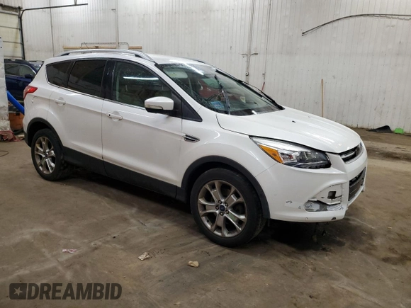 2014 Ford Escape Titanium with VIN 1FMCU9J94EUE52922, listed as a Copart auction lot 54731135 with 193,819 mi miles and Salvage Title. Bid and sale history available at carsss.com. Image 4.