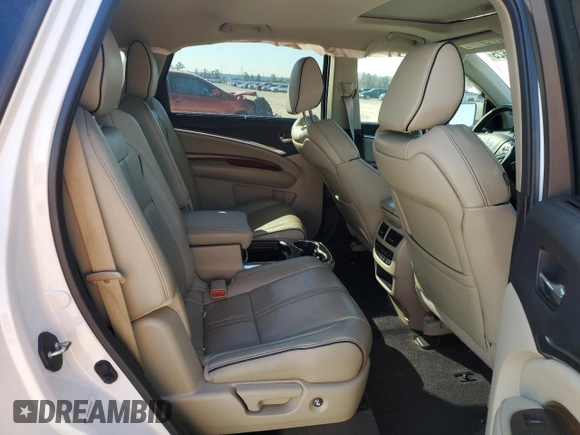 2017 Acura MDX w/Advance Pkg with VIN 5FRYD4H82HB013451, listed as a Copart auction lot 43388825 with 82,893 mi miles and Salvage Title. Bid and sale history available at carsss.com. Image 11.