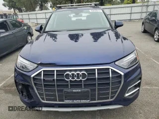 2021 Audi Q5 Premium with VIN WA1AAAFY1M2003515, listed as a Copart auction lot 55059915 with Not Provided miles and Salvage Title. Bid and sale history available at DreamBid. Image 5.