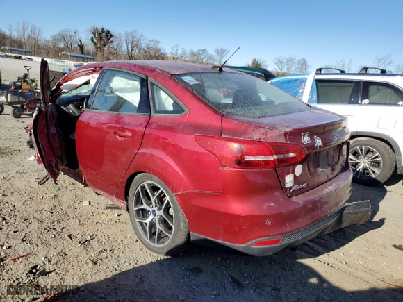 2017 Ford Focus SEL with VIN 1FADP3H28HL337195, listed as a Copart auction lot 47122485 with 0 mi miles and Salvage Title. Bid and sale history available at carsss.com. Image 2.