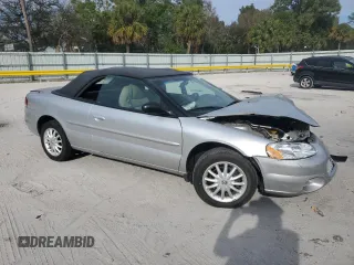 2003 Chrysler Sebring LX with VIN 1C3EL45T43N563717, listed as a Copart auction lot 44037815 with 63,059 mi miles and Salvage Title. Bid and sale history available at DreamBid. Image 4.