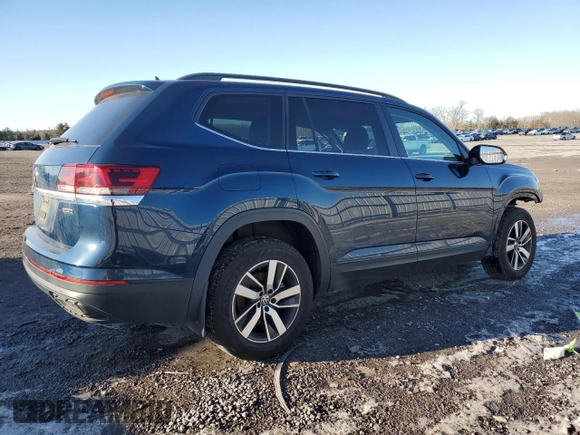 2022 Volkswagen Atlas SE with VIN 1V2LP2CAXNC521420, listed as a Copart auction lot 87450604 with 72,350 mi miles and Salvage title. Bid and sale history available at DreamBid. Image 3.