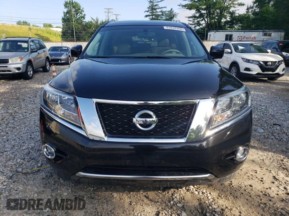 2015 Nissan Pathfinder Platinum with VIN 5N1AR2MM3FC697539, listed as a Copart auction lot 63624355 with 97,370 mi miles and Salvage title. Bid and sale history available at DreamBid. Image 5.