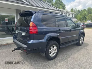 2005 Lexus GX 470 z VIN JTJBT20X550072373, wystawiony jako IAAI lot #42495387 z przebiegiem 221 554 mil mil oraz . Historia ofert i sprzedaży dostępna na DreamBid. Obrazek 4.