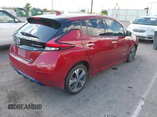 2019 Nissan LEAF SV z VIN 1N4AZ1CP7KC303423, wystawiony jako IAAI lot #42217532 z przebiegiem 67 992 mil mil oraz . Historia ofert i sprzedaży dostępna na DreamBid. Obrazek 4.
