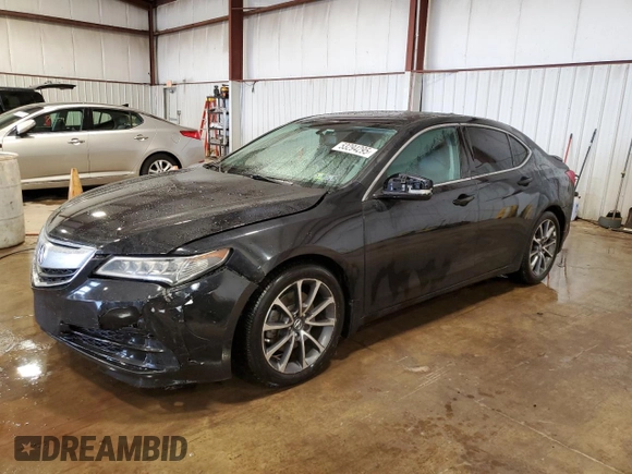 2016 Acura TLX V6 with VIN 19UUB2F35GA012322, listed as a Copart auction lot 53294295 with 108,412 mi miles and Salvage Title. Bid and sale history available at carsss.com. Image 1.