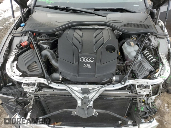 2020 Audi A8 L with VIN WAU8DAF84LN009010, listed as a Copart auction lot 87681185 with 24,874 mi miles and Salvage Title. Bid and sale history available at carsss.com. Image 11.