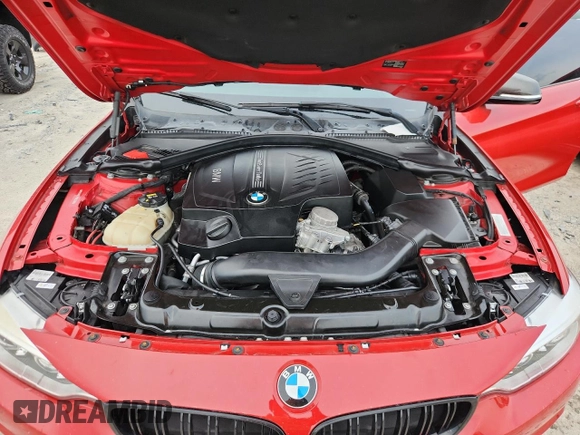 2015 BMW 4 Series 435i with VIN WBA3R1C52FK193827, listed as a Copart auction lot 64019715 with 111,582 mi miles and Salvage title. Bid and sale history available at DreamBid. Image 11.