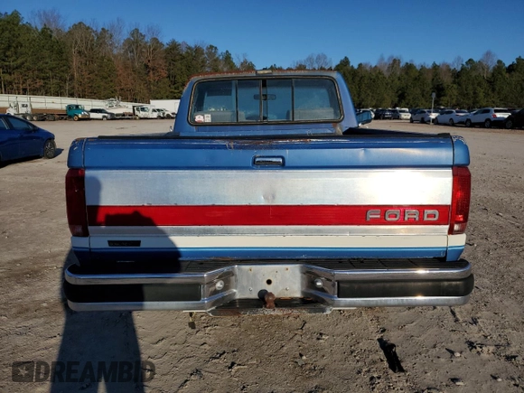 1990 Ford F-150 with VIN 1FTEF14N1LNA30373, listed as a Copart auction lot 85961874 with 27,509 mi miles and Salvage Title. Bid and sale history available at carsss.com. Image 6.