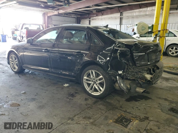 2017 Audi A4 Season of Audi Premium with VIN WAUDNAF42HN047495, listed as a Copart auction lot 41769645 with 104,206 mi miles and Salvage Title. Bid and sale history available at carsss.com. Image 2.