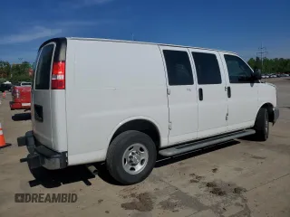 2022 Chevrolet Express Cargo with VIN 1GCWGAFP4N1140862, listed as a Copart auction lot 56500355 with 73,809 mi miles and Salvage title. Bid and sale history available at DreamBid. Image 3.