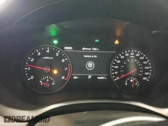 2018 Kia Stinger GT2 with VIN KNAE55LC7J6011762, listed as a Copart auction lot 51837305 with 63,897 mi miles and Salvage Title. Bid and sale history available at carsss.com. Image 9.
