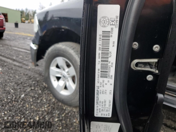 2014 Ram 1500 Express with VIN 1C6RR7KT9ES359072, listed as a Copart auction lot 50001395 with 129,569 mi miles and Clean Title. Bid and sale history available at carsss.com. Image 12.