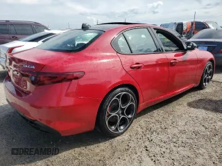 2022 Alfa Romeo Giulia Ti with VIN ZARFAMBN9N7654264, listed as a Copart auction lot 74699724 with 0 mi miles and Non Repairable. Bid and sale history available at carsss.com. Image 3.