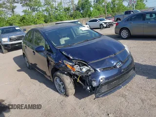 2014 Toyota Prius Four with VIN JTDKN3DU7E0385069, listed as a IAAI auction lot 41736927 with 211,539 mi miles. Bid and sale history available at carsss.com. Image 1.