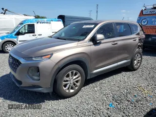 2019 Hyundai Santa Fe SE with VIN 5NMS23AD1KH108054, listed as a Copart auction lot 48512565 with 82,059 mi miles and Salvage Title. Bid and sale history available at carsss.com. Image 1.