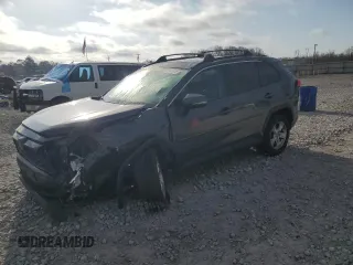 2020 Toyota RAV4 XLE with VIN 2T3P1RFV2LW106551, listed as a Copart auction lot 48983705 with 76,306 mi miles and Salvage Title. Bid and sale history available at carsss.com. Image 1.