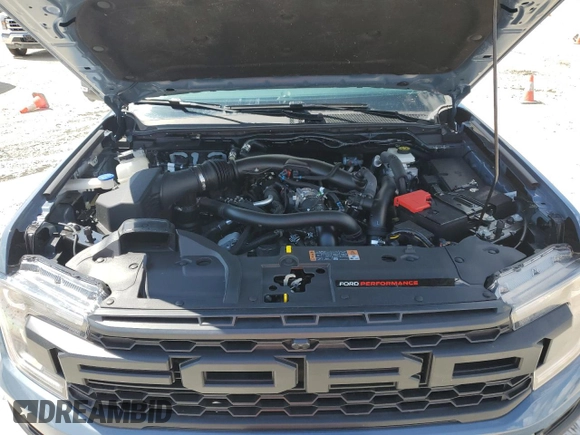 2024 Ford Ranger Raptor with VIN 1FTER4LR4RLE21079, listed as a Copart auction lot 73424754 with 2,141 mi miles and Salvage Title. Bid and sale history available at carsss.com. Image 11.