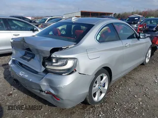 2016 BMW 2 Series 228i with VIN WBA1F9C58GV546490, listed as a IAAI auction lot 41811819 with 69,434 mi miles. Bid and sale history available at carsss.com. Image 4.