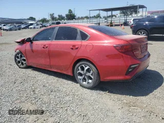 2021 Kia Forte LXS with VIN 3KPF24AD1ME387104, listed as a Copart auction lot 55461895 with 89,496 mi miles and Salvage title. Bid and sale history available at DreamBid. Image 2.