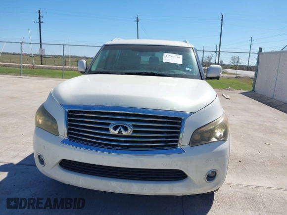 2011 Infiniti QX56 8-passenger z VIN JN8AZ2ND0B9700427, wystawiony jako IAAI lot #41787918 z przebiegiem 163 798 mil mil oraz . Historia ofert i sprzedaży dostępna na DreamBid. Obrazek 6.