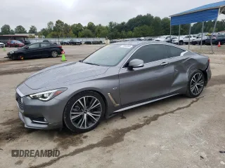 2020 Infiniti Q60 Luxe with VIN JN1EV7EKXLM341156, listed as a Copart auction lot 71984954 with 67,816 mi miles and Salvage Title. Bid and sale history available at carsss.com. Image 1.