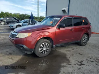2009 Subaru Forester X with VIN JF2SH61689H709654, listed as a Copart auction lot 61562845 with 197,451 mi miles and Salvage title. Bid and sale history available at DreamBid. Image 1.