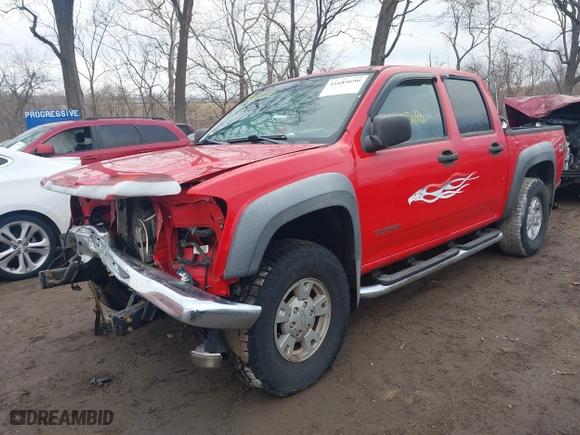 2005 Chevrolet Colorado 1SF LS Z71 with VIN 1GCDT136358265714, listed as a IAAI auction lot 41685690 with 117,999 mi miles. Bid and sale history available at carsss.com. Image 6.