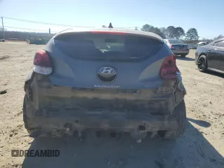 2015 Hyundai Veloster Turbo with VIN KMHTC6AEXFU249159, listed as a Copart auction lot 42161855 with 137,747 mi miles and Salvage title. Bid and sale history available at DreamBid. Image 6.