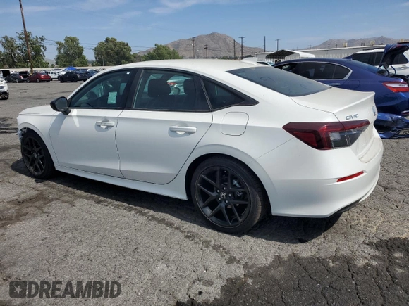 2025 Honda Civic Sport with VIN 2HGFE2F5XSH513833, listed as a Copart auction lot 57674385 with 7 mi miles and Salvage title. Bid and sale history available at DreamBid. Image 2.