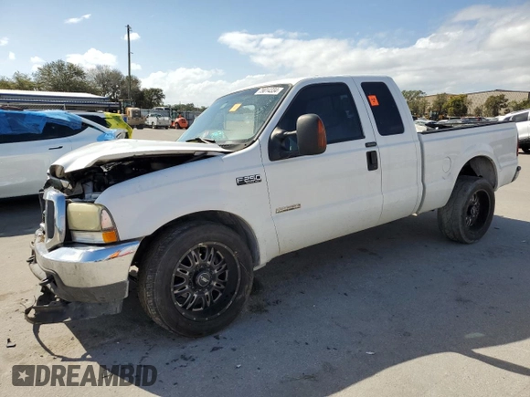 2004 Ford F-250 XL with VIN 1FTNX20PX4EA22882, listed as a Copart auction lot 79014334 with 262,447 mi miles and Salvage title. Bid and sale history available at DreamBid. Image 1.