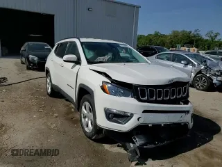 2021 Jeep Compass Altitude with VIN 3C4NJCBB7MT510177, listed as a Copart auction lot 55728605 with 62,197 mi miles and Non repairable. Bid and sale history available at DreamBid. Image 14.